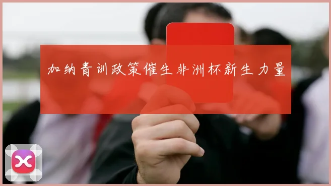 加纳青训政策催生非洲杯新生力量